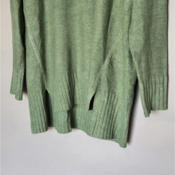 Free People Phoebe Oversized Pullover Sweater Large Wool Blend Ribbed Knit - Picture 3 of 5